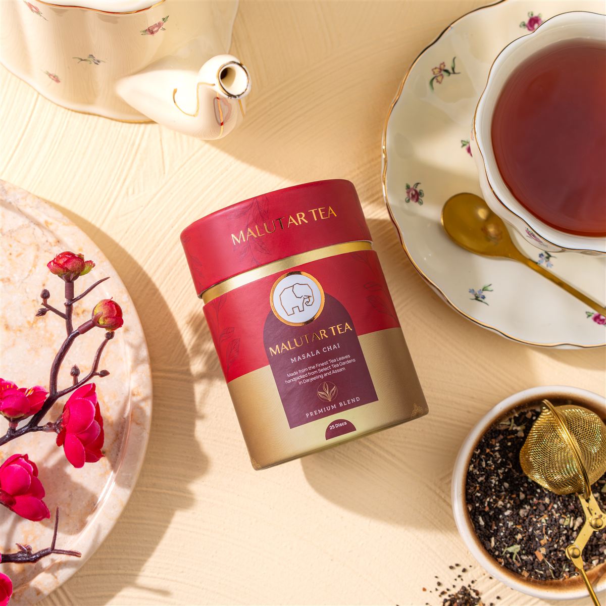 A cup of freshly brewed tea
