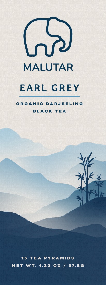 New Malutar Earl Grey orthodox tea box design
