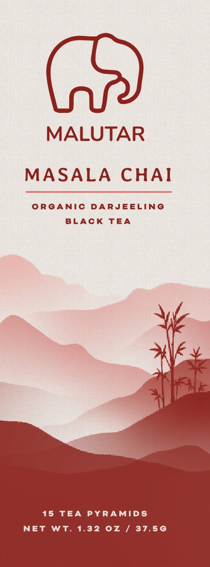 New Malutar Masala Chai orthodox tea box design
