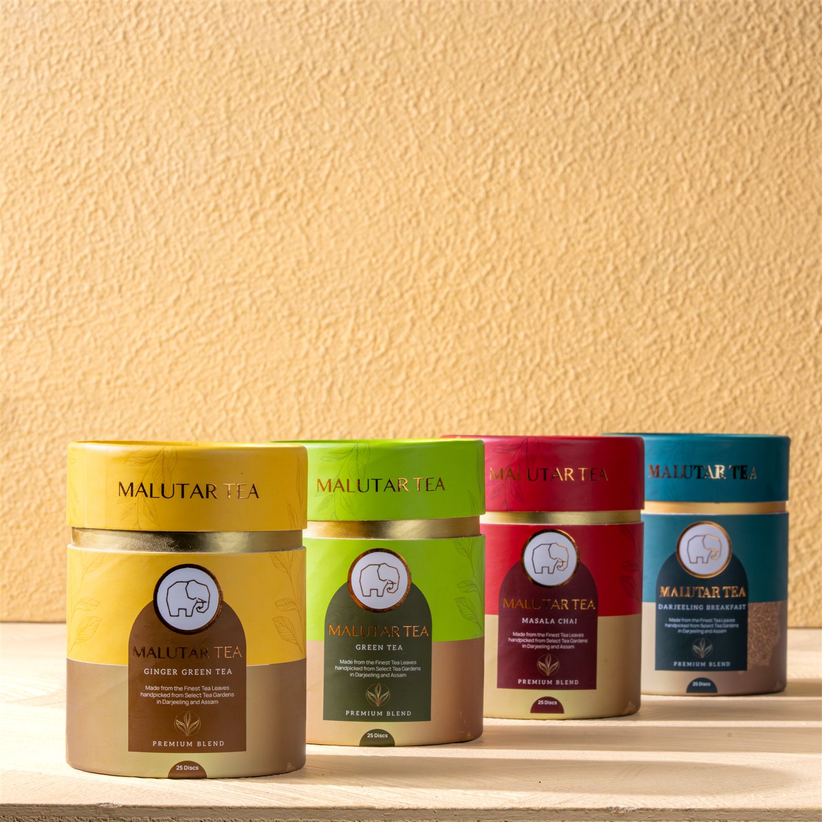 The current Malutar tea range